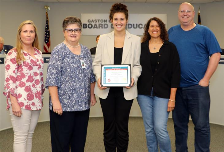 Board recognizes students for achievements